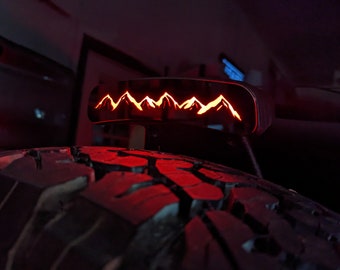 Superposición de insignia de luz de freno de tercera gama Mountain Range: se adapta a Bronco Badlands