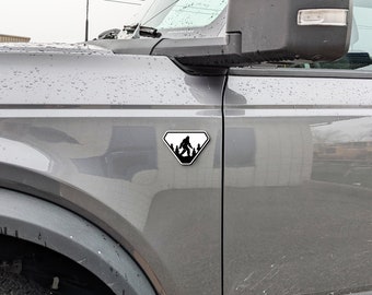 Emblemas de repuesto para guardabarros Yeti Forest personalizados: se adaptan a Bronco Badlands