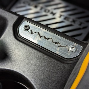 Mountain Range Console Badge - Fits 2021 + Bronco