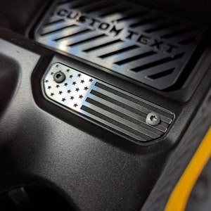 American Flag Console Badge - Fits 2021 + Bronco