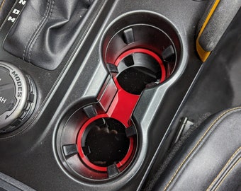 Inserto portavasos con contorno - Compatible con Bronco 2021 y posteriores - Transmisión automática - Varios colores disponibles