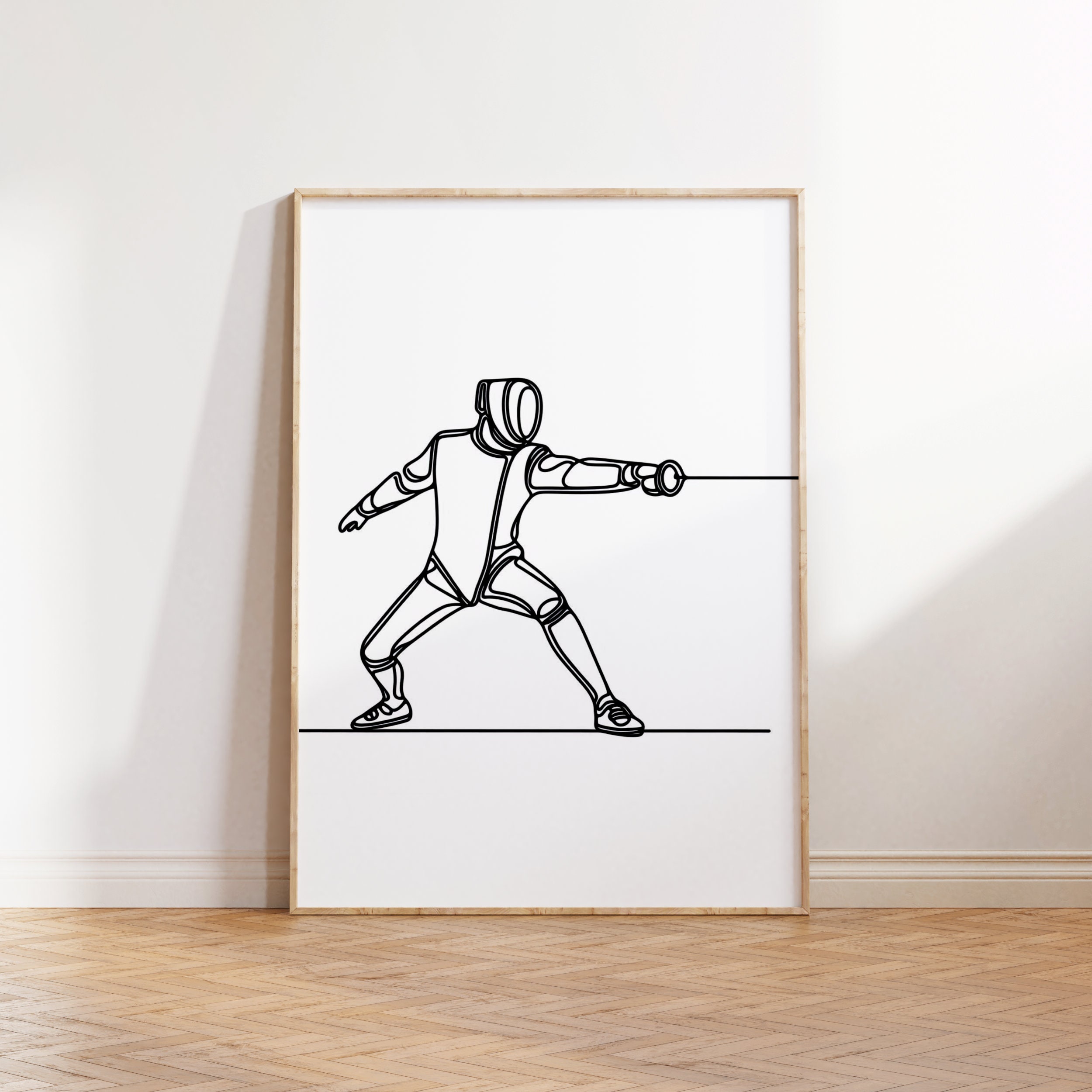 Fancing Poster Fencing Poster Set - 3 Prints | Wall Art Gifts | Fencer Art Gift ...