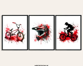 RAD 1986 Cru Jones Helltrack BMX Bike Movie Photo Art Print Wall