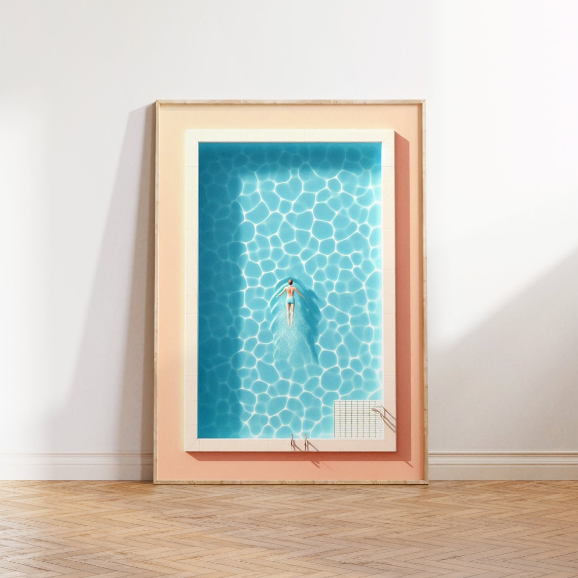 Swimming Pool Print Set - 3 Posters | Gift for Swimmer | Swim Art ...