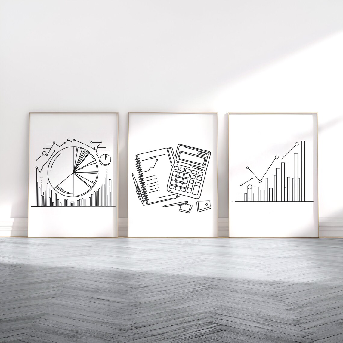 Accountant Poster Set - 3 Office Posters | Accounting Gift | Bookkeeper ...