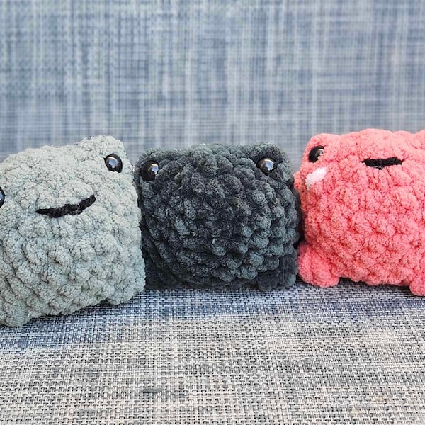 Crochet Plush Frog Friend