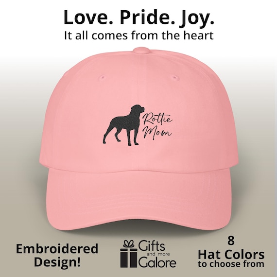 Rottweiler Dog Mom Hat Embroidered Gift Mother's Day Dog Lover Pet