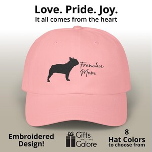 French Bulldog Dog Mom Hat embroidered gift Mother&#39;s day dog lover pet birthday Frenchie