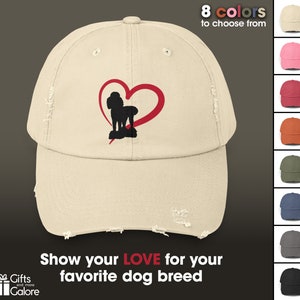 Poodle baseball hat dog dad hat dog lover gift dog mom dog mom cap dog gift dog pet lover gift pet lover hat