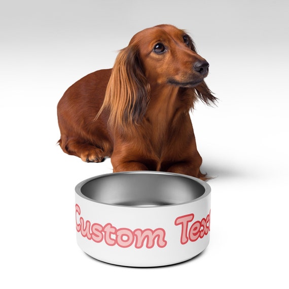 Custom made cheap dog bowls