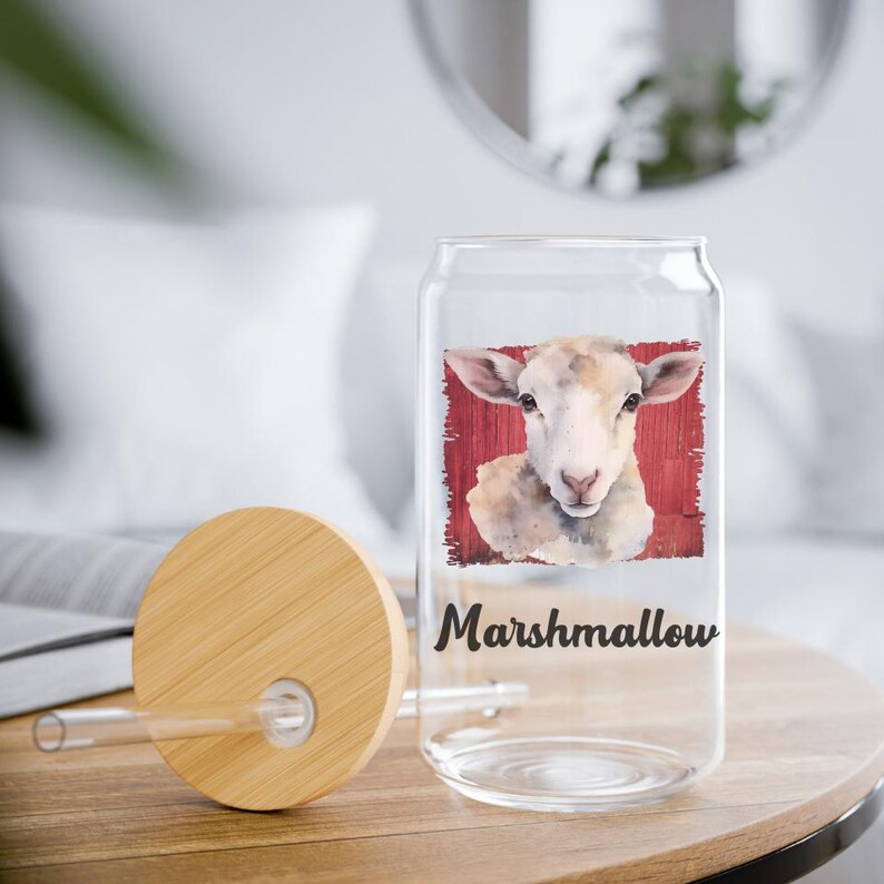 Personalized Heifer Name Sipper Glass, Cow Bull 4H Cup, County Fair