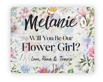 Will You Be My Flower Girl Puzzle Floral Spring Flower Girl Gift Flower Girl Proposal Puzzle Flower Girl Cute Gift Ask Will You Be My Favor