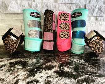 Customize Bling FRONT Splint Boots. Any color! Any size!