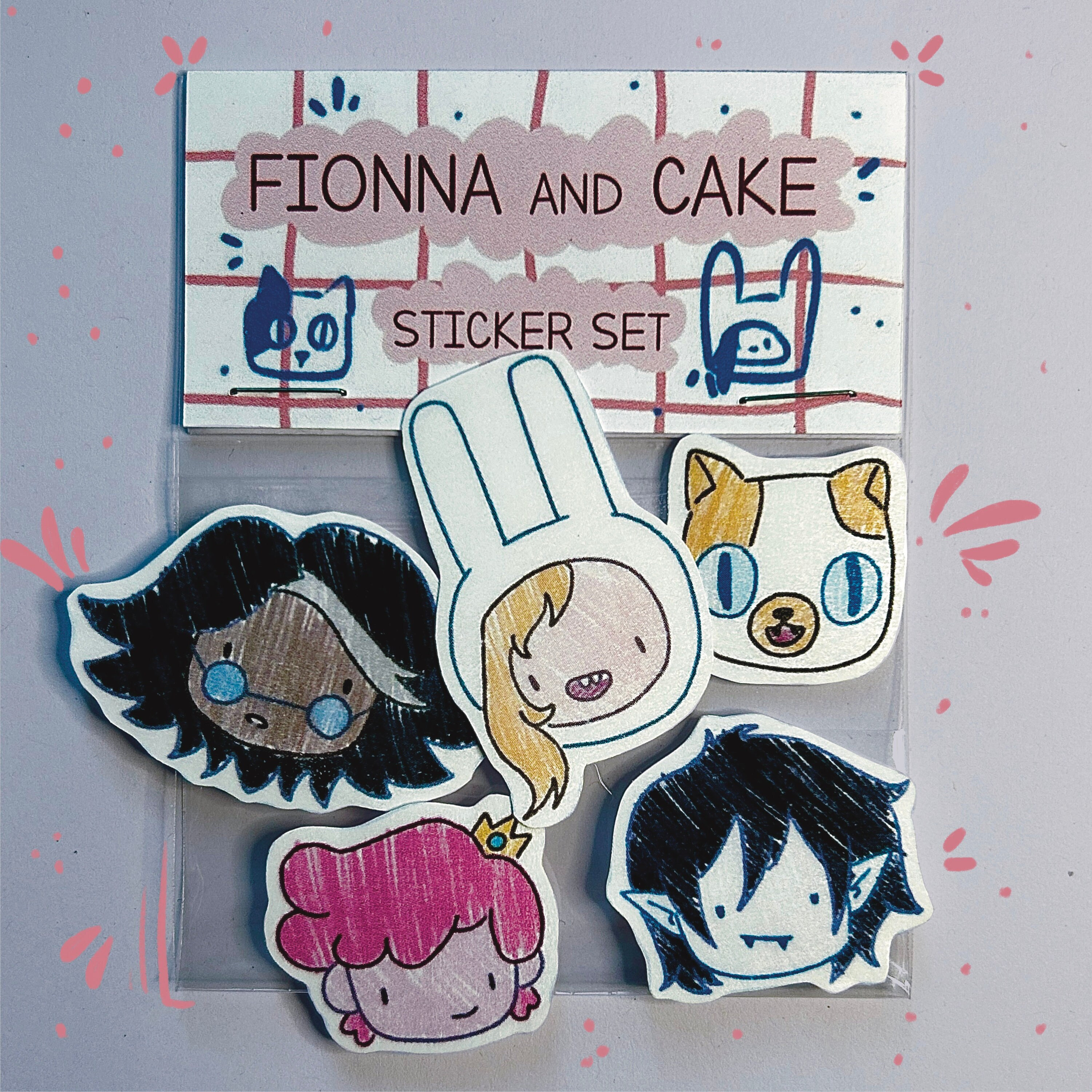 Fionna and Cake Adventure Time JDM Custom Vinyl Decal Sticker 