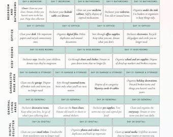 The Ultimate 30 Day Declutter Guide | Printable Download