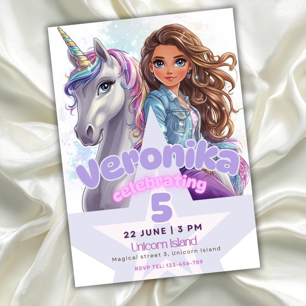 Unicorn Academy Invitation