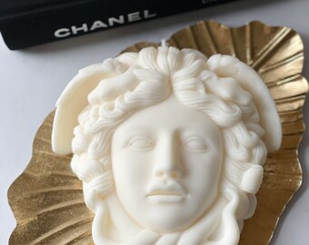 Handmade candle from czech republic,medusa - soy wax - decoration