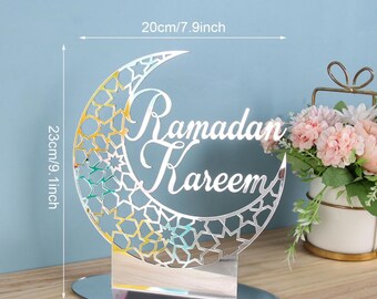 Ramadan Mubarak Dekor,Ramadan Dekoration,Ramadan Geschenk,Ramadan Tischdekoration,Ramadan Ornament,