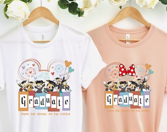 Graduate Mickey and Friends Shirt, Mickey And Minnie Graduation Shirt, Disney Graduation 2026 Shirt, Gift For Grad, Disney Grad Trip Shirt