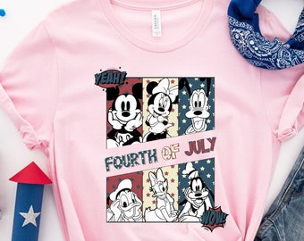 Mickey Mouse and Friends 4th of July Shirt, Disney Freedom, Disney 4th Of July Shirt, Disney Independence Shirt, 4th Of July Shirts