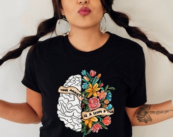 Your Anxiety Is A Lying Bitch, Mental Health Shirt, Funny Anxiety Shirt,  Mental Health Awareness, Anxiety Shirt, Motivational Tee