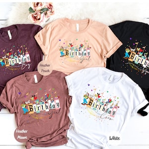 Disney Birthday Shirt, Mickey And Friends Birthday Shirt, Disney Birthday Crewneck, Disney Birthday Girl Shirt, Disney Birthday Family Tee