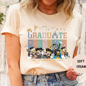 Graduate Mickey and Friends Shirt, Disney Graduation 2025 Shirt, Graduate Mickey Shirt, Gift For Grad, Disney Grad Trip Shirt