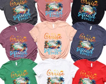 Cruise Squad 2026 Shirt, Family Matching Vacation Shirts, Friends Cruise Group Shirt, Vacation Cruise Trip Shirt, Cruise Squad 2026 Tee