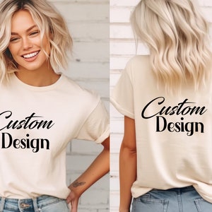 Custom T-Shirt, Customizable T-Shirt, Custom Shirt, Personalized T-Shirt, Custom Birthday Gift, Custom Unisex Shirts, Custom Logo T-Shirts