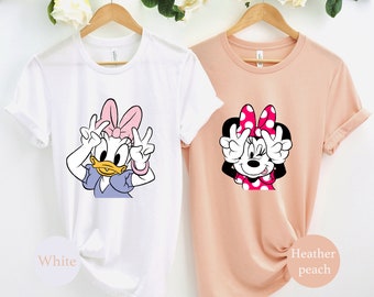 Minnie Mouse Shirt, Daisy Duck Shirt, Custom Disney Shirts, Disney Vacation Shirts, Disney Family Shirts, Disney Matching Shirts