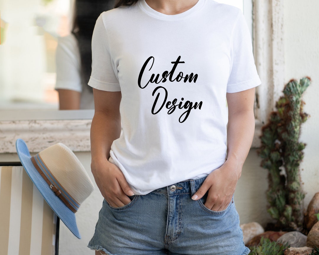 Custom T-shirt, Customizable T-shirt, Custom Shirt, Personalized T ...