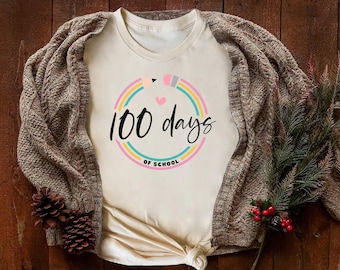 100 Days of School Shirt, 100th Day Of School Celebration, 100 Day Shirt, Student Shirt ,Back to School Shirt, Gift For Teacher
