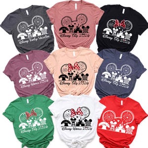 Custom Disney Trip Shirt, Family Trip 2026 Shirt, Disneyland 2026 Matching Tee, WDW Vacation Shirt