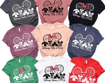 Custom Disney Trip Shirt, Family Trip 2026 Shirt, Disneyland 2026 Matching Tee, WDW Vacation Shirt