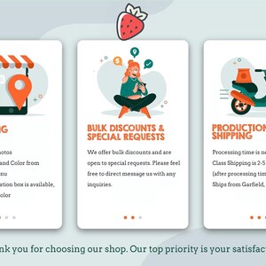 a set of three coupons with a woman on a scooter