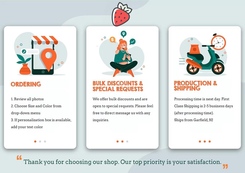 a set of three coupons with a woman on a scooter