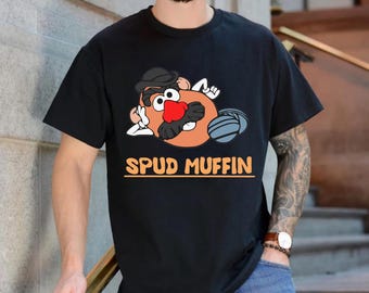 Funny Potato Head Portrait Tee, Mr. Potato Head Spud Muffin Shirt, Disney Man Toy Story Family Matcing Shirt, Disney Shirt for Men