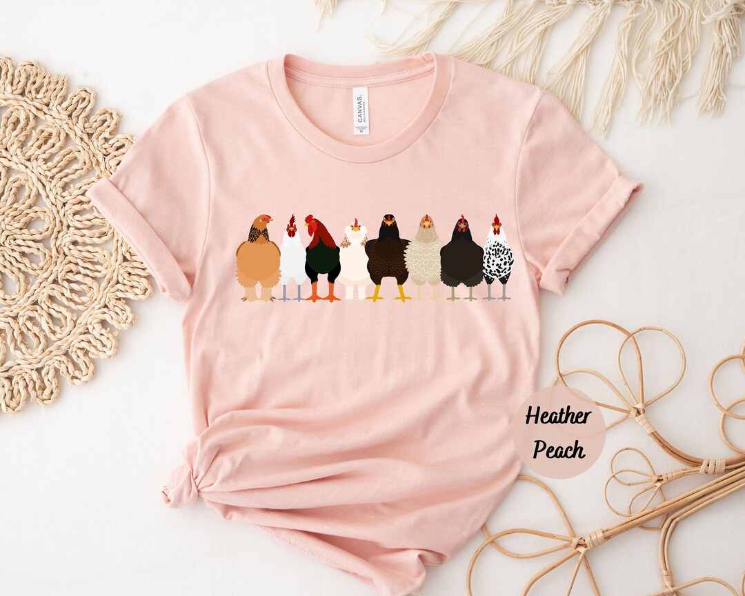 Women Chicken Shirt, Crazy Chicken Lady Shirt, Farm Animal Shirt for