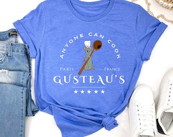 Ratatouille Shirt, Disney Remy Shirt, Disney Ratatouille T-Shirt, Anyone can cook shirt, Remy Paris Checkerboard Tee, Epcot, Christmas Gift
