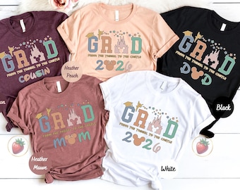 Disney Graduate 2026 Shirt, Disney Grad Shirt, Disney Grad Mom, Disney Grad Dad Shirt, Disney Family Squad Graduation Tee