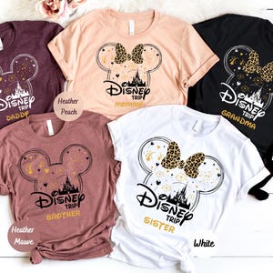 Custom Disney Trip 2026 Shirt, Disney Vacation Group Shirt, Disneyland Family Trip 2026 Shirts, Disneyworld Tee