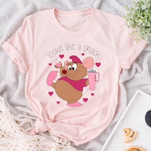 Looking Like a Snack Valentine Shirt, Disney Gus Gus Snacks Valentine Shirt, Disney Gus Gus Valentines Day Shirt, Disney Cinderella Shirt