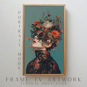 Anthophile TV Art, frame tv art, frame tv vertical, vertical frame tv art, vertical frame tv, frame tv art vertical, frame tv vertical art