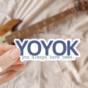 Adesivo "You're On Your Own Taylor" / Carattere Midnights / Impermeabile 3 dimensioni / Decalcomania Eras Tour, Adesivo per diario per laptop Kindle