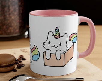 Unicat Coffee Mug, Kittycorn Mug, Schrodenger's Unicat Mug, Cute Cat Mug, Unicorn Coffee Mug, Cat Lover Mug