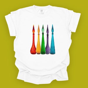 Everybody Loves Genie, Vintage Empoli Genie Bottles Shirt - Comfort Colors - Retro Genie Bottle - Empoli Decanter, Empoli Genie