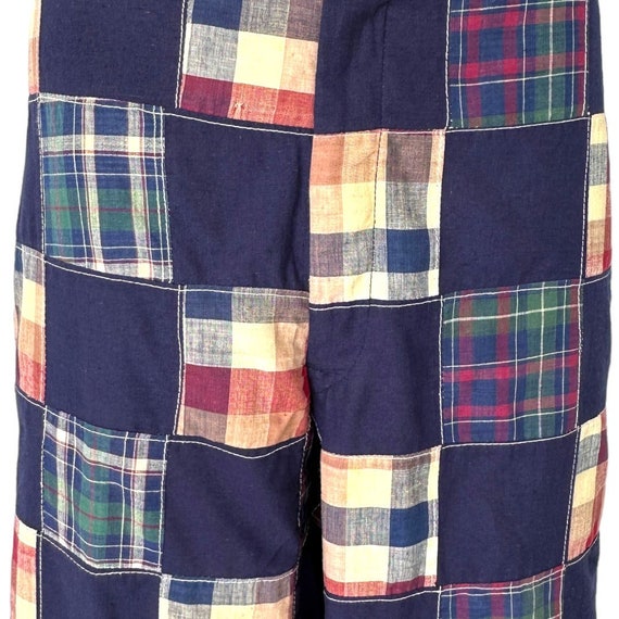 Vintage Men's Patchwork Golf Pants 1970s Flared L… - image 10