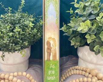 The Princess Bride: Fore-Edge Painting Classic Novel Unique Gift For Her