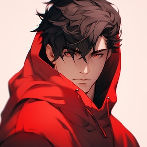 Custom Anime Portrait: Personalized Digital Fanart Gift