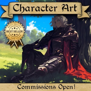 Custom DnD Portrait - Commissions Open! -Anime Styled DnD Characters for Fantasy Tabletop Gaming - Commission - Dungeon and Dragons - Gift